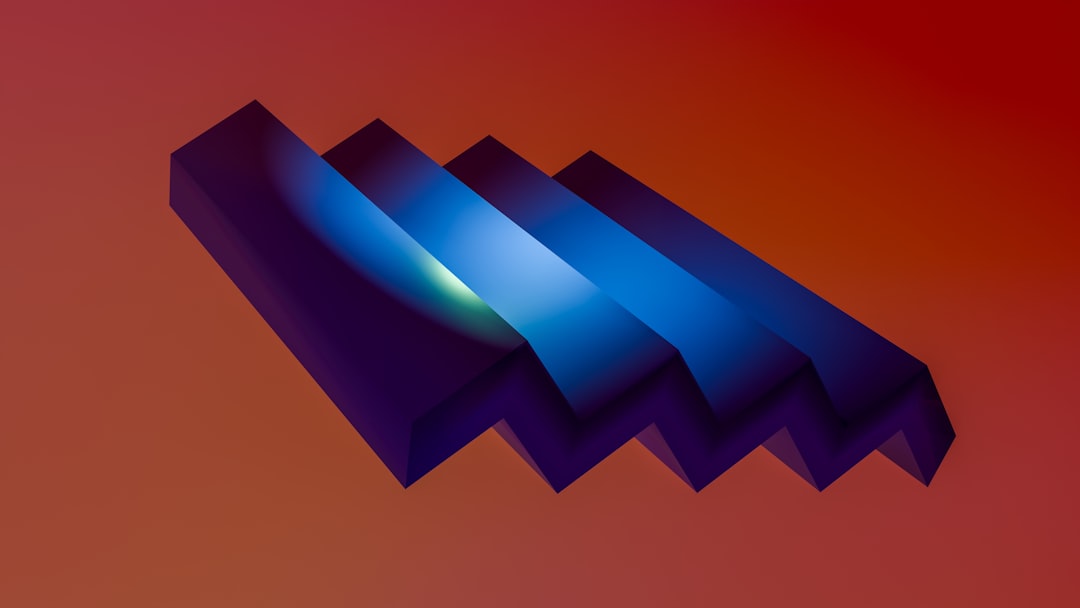 A computer generated image of a curved object