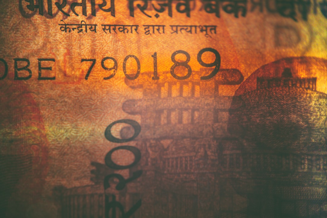 black and brown printed textile